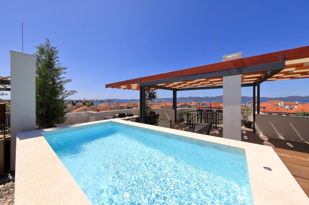 Penthouse Diem - Private Pool With Sea View Zadar